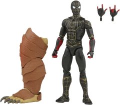 Marvel Legends Spider-Man No Way Home: Black and Gold Suit Spider-Man Aksiyon Figür (Build A Figure Armadollio)
