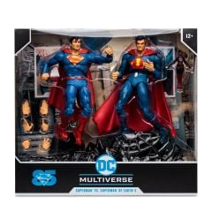 DC Multiverse Superman Multipack: Superman & Ultraman (Superman of Earth-3 with Atomica) 2-Pack (2'li Paket) Aksiyon Figür