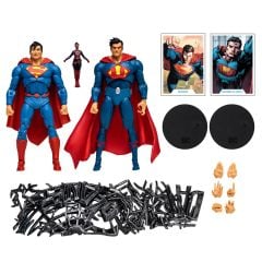 DC Multiverse Superman Multipack: Superman & Ultraman (Superman of Earth-3 with Atomica) 2-Pack (2'li Paket) Aksiyon Figür