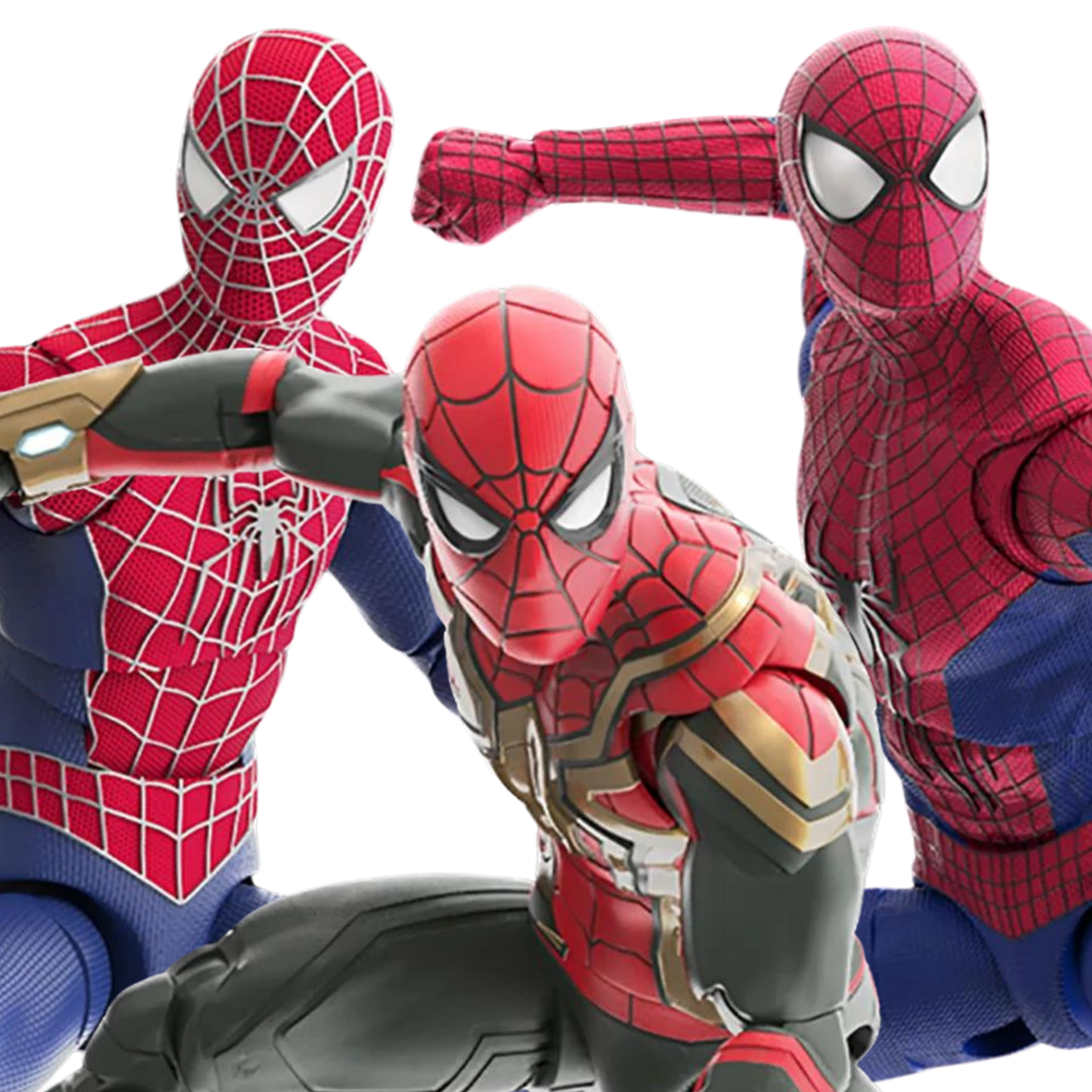 Marvel Legends Spider-Man No Way Home: Spider-Man 3 Pack (3'lü Paket) Aksiyon Figür (Exclusive) - Tobey Maguire, Andrew Garfield, Tom Holland