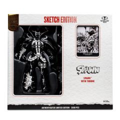 McFarlane Spawn Universe Series: Sketch Edition Gold Label Spawn With Throne - (Limited Edition) Aksiyon Figür