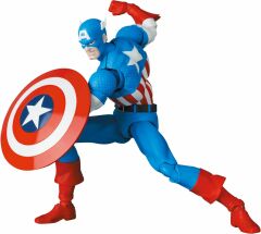 MAFEX No.217 Avengers Classic: Captain America (Comic Ver.) Aksiyon Figür