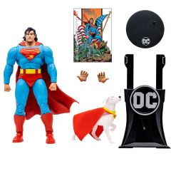 DC Multiverse McFarlane Collector Edition: Superman & Krypto (Return of Superman) Aksiyon Figür