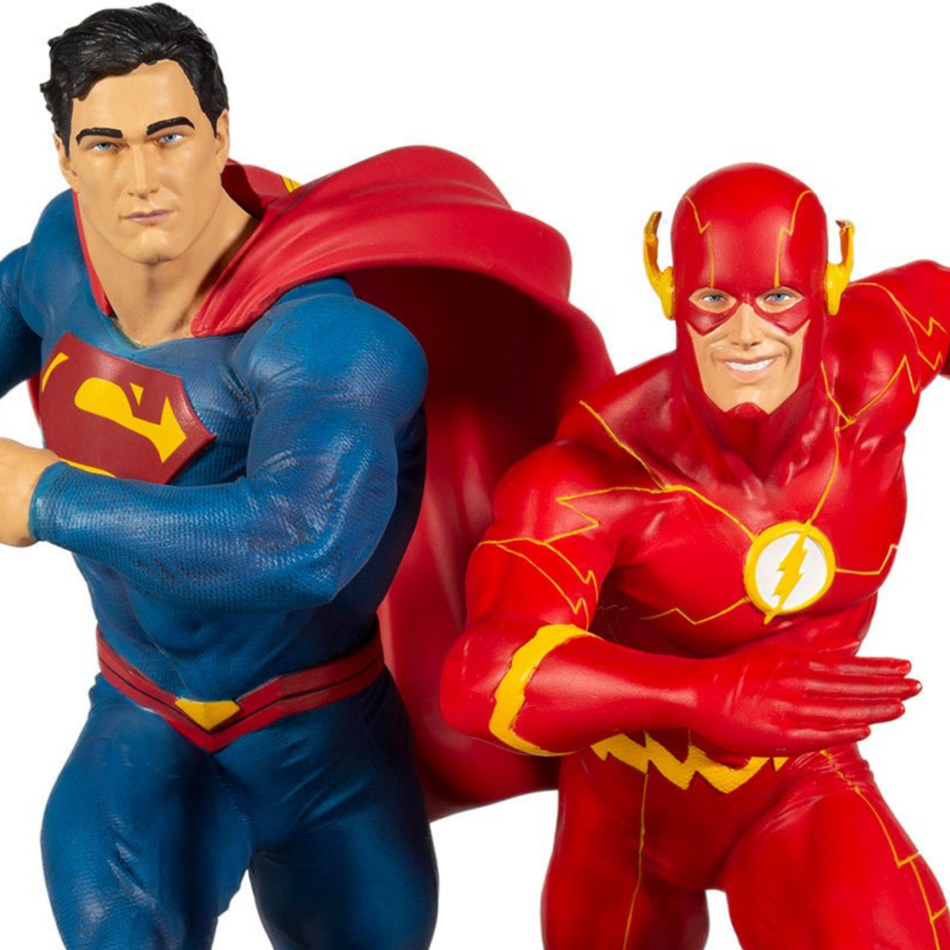 DC Direct DC Battle Statue Series: Superman vs. The Flash Racing Heykel Figür