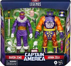 Marvel Legends Captain America Villains Exclusive: Baron Zemo & Arnim Zola 2-Pack (2'li Paket) Aksiyon Figür