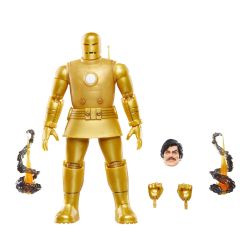 Marvel Legends Iron Man Retro Collection Series: Iron Man (Model 01 - Gold) Aksiyon Figür
