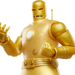 Marvel Legends Iron Man Retro Collection Series: Iron Man (Model 01 - Gold) Aksiyon Figür