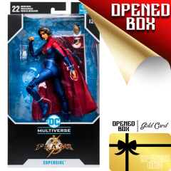 (OPENED BOX | GOLD CARD) - DC Multiverse The Flash Movie: Supergirl Aksiyon Figür