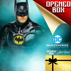 (OPENED BOX | GOLD CARD) - DC Multiverse The Flash Movie: Batman (1989, Michael Keaton) Aksiyon Figür