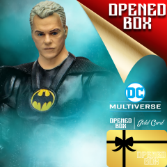 (OPENED BOX | GOLD CARD) - DC Multiverse The Flash Movie: (Gold Label) Batman Unmasked (1989, Michael Keaton) Aksiyon Figür