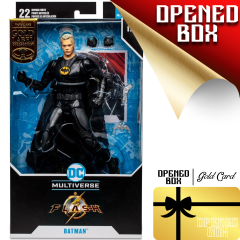 (OPENED BOX | GOLD CARD) - DC Multiverse The Flash Movie: (Gold Label) Batman Unmasked (1989, Michael Keaton) Aksiyon Figür