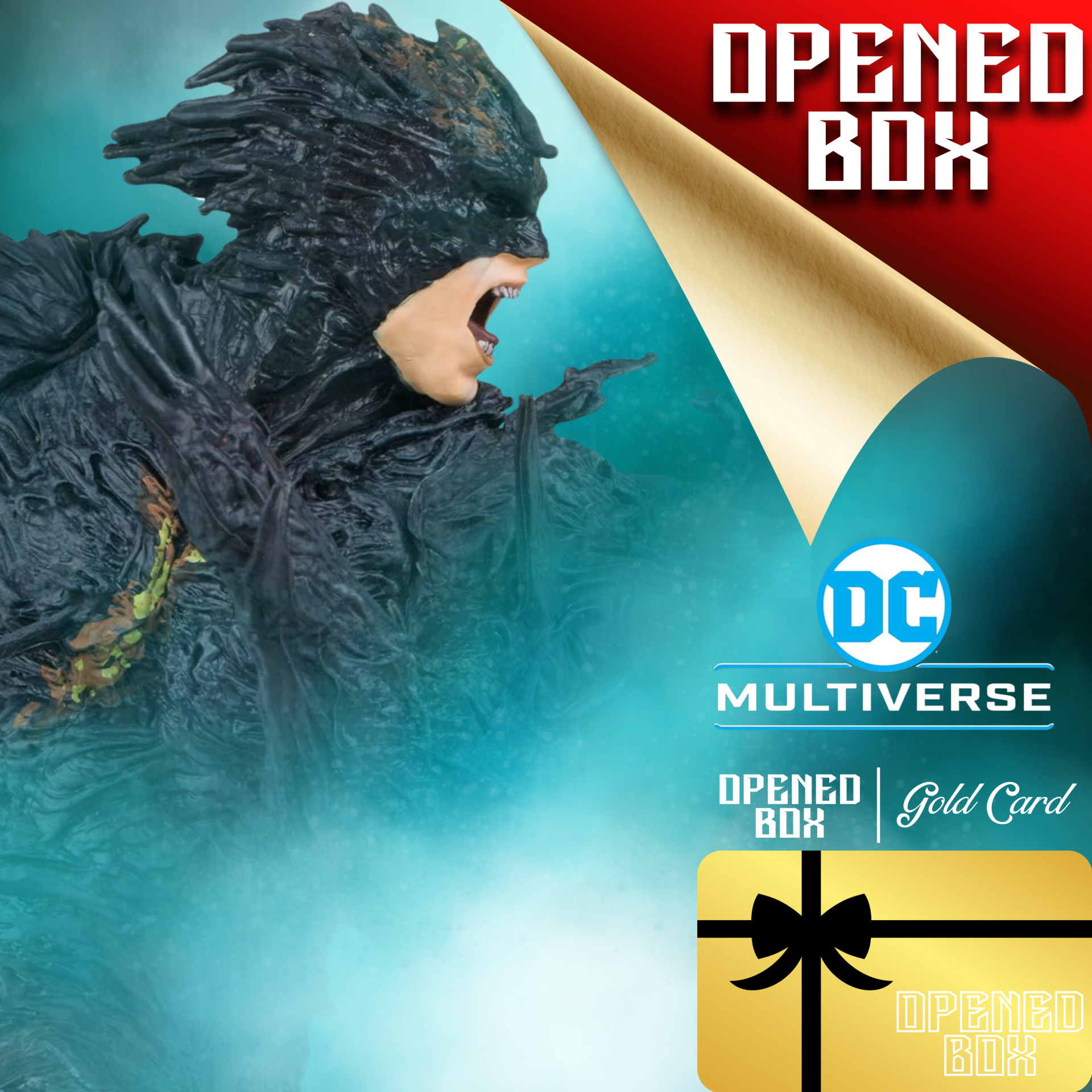 (OPENED BOX | GOLD CARD) - DC Multiverse The Flash Movie: (Gold Label) Dark Flash Heykel Figür