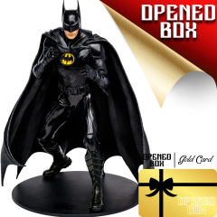 (OPENED BOX | GOLD CARD) - DC Multiverse The Flash Movie: Batman (1989, Michael Keaton) Heykel Figür