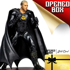 (OPENED BOX | GOLD CARD) - DC Multiverse The Flash Movie: (Gold Label) Batman Unmasked (1989, Michael Keaton) Heykel Figür
