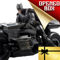 (OPENED BOX | GOLD CARD) - DC Multiverse The Flash Movie: Batcycle (Ben Affleck's Batman) Aksiyon Figür
