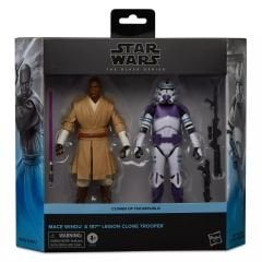 Star Wars Black Series - Clones Of The Republic: Mace Windu & 187th Legion Clone Trooper 2-Pack (2'li Paket) Aksiyon Figür
