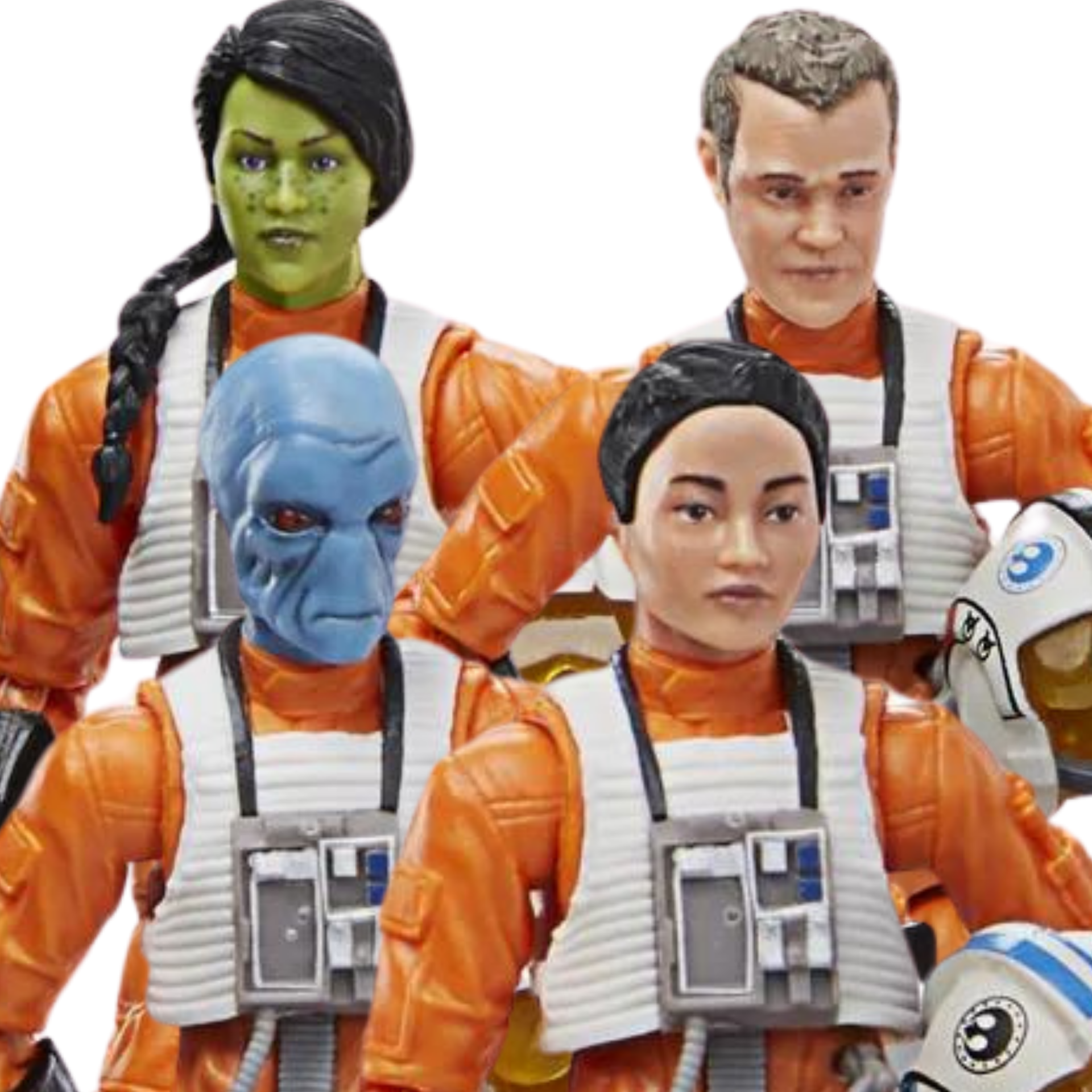 Star Wars Vintage Collection - Ahsoka: X-Wing Pilot 4-Pack (4'lü Paket) Aksiyon Figür