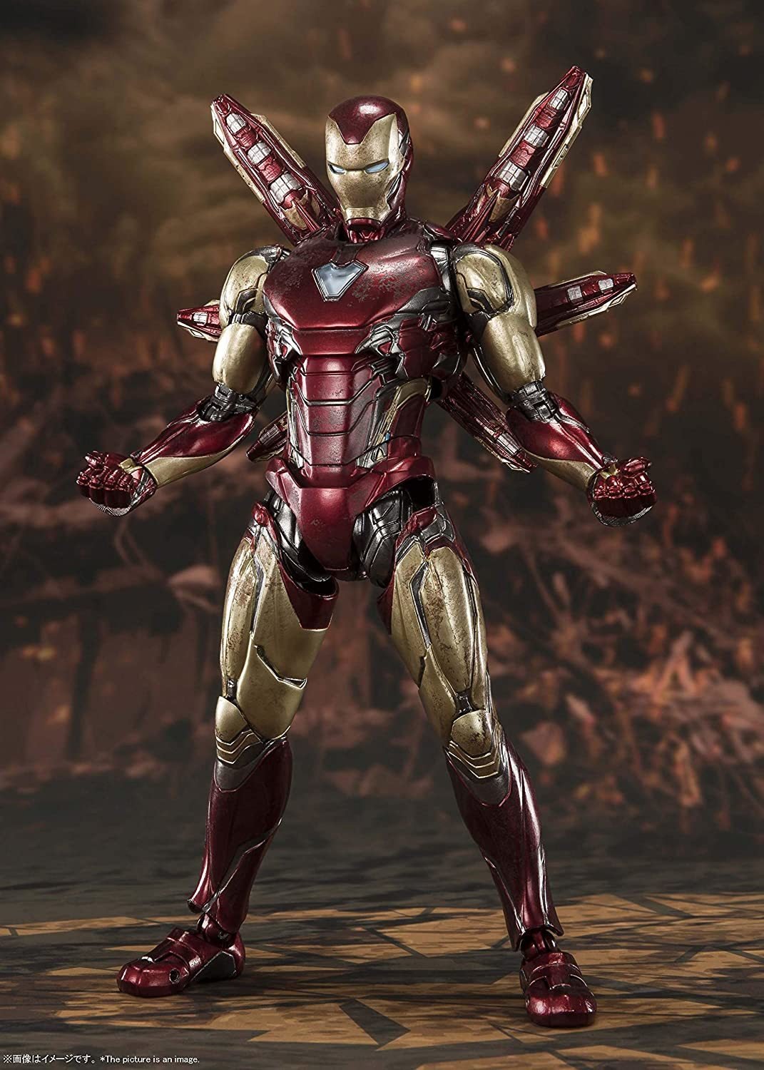 SH Figuarts Avengers Endgame: Iron Man Mark 85 (Final Battle Edition) Aksiyon Figür