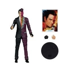 DC Multiverse Batman Forever Movie Series: Two-Face Aksiyon Figür (Build A Figure Knightmare Bat)