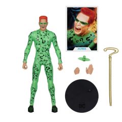 DC Multiverse Batman Forever Movie Series: The Riddler Aksiyon Figür (Build A Figure Knightmare Bat)