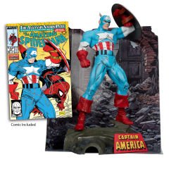 McFarlane Marvel Exclusive Series: Captain America (The Amazing Spider-Man #323) 1/6 Heykel Figür