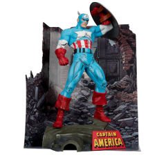 McFarlane Marvel Exclusive Series: Captain America (The Amazing Spider-Man #323) 1/6 Heykel Figür