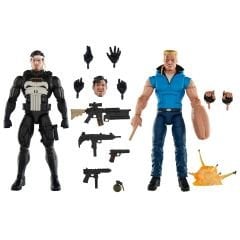 Marvel Legends The Punisher War Journal Series: Punisher & Bushwacker 2-Pack (2'li Paket) Aksiyon Figür