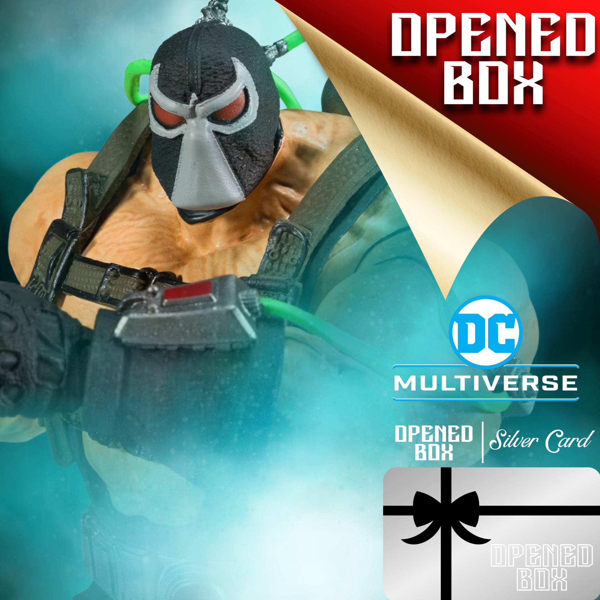 (OPENED BOX | SILVER CARD) - DC Multiverse Batman Knightfall Series: Bane Aksiyon Figür