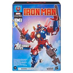 Marvel Legends Iron Man Classic Series: Detroit Steel Aksiyon Figür