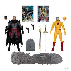 DC Multiverse Batman Flashpoint Series:  Batman (Thomas Wayne) vs. Professor Zoom 2-Pack (2'li Paket) Aksiyon Figür