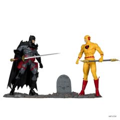 DC Multiverse Batman Flashpoint Series:  Batman (Thomas Wayne) vs. Professor Zoom 2-Pack (2'li Paket) Aksiyon Figür