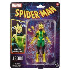 Marvel Legends Retro Carded Spider-Man The Animated Series: Electro (Francine Frye) Aksiyon Figür