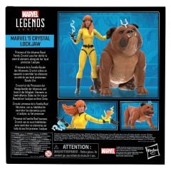 Marvel Legends Inhumans Comic Series: Crystal & Lockjaw 2-Pack (2'li Paket) Aksiyon Figür