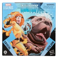Marvel Legends Inhumans Comic Series: Crystal & Lockjaw 2-Pack (2'li Paket) Aksiyon Figür
