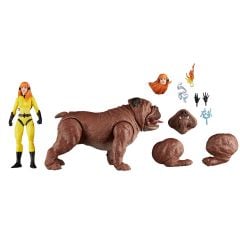 Marvel Legends Inhumans Comic Series: Crystal & Lockjaw 2-Pack (2'li Paket) Aksiyon Figür