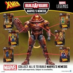 Marvel Legends X-Men Comic Series: Gambit Aksiyon Figür (Build A Figure Nemesis)