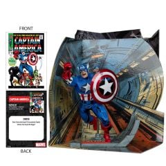 McFarlane Marvel Exclusive Series: Captain America (Captain America #100) 1/10 Heykel Figür