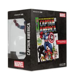 McFarlane Marvel Exclusive Series: Captain America (Captain America #100) 1/10 Heykel Figür