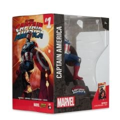 McFarlane Marvel Exclusive Series: Captain America (All-New Captain America #1) 1/10 Heykel Figür
