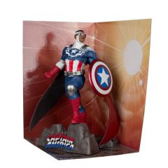 McFarlane Marvel Exclusive Series: Captain America (All-New Captain America #1) 1/10 Heykel Figür