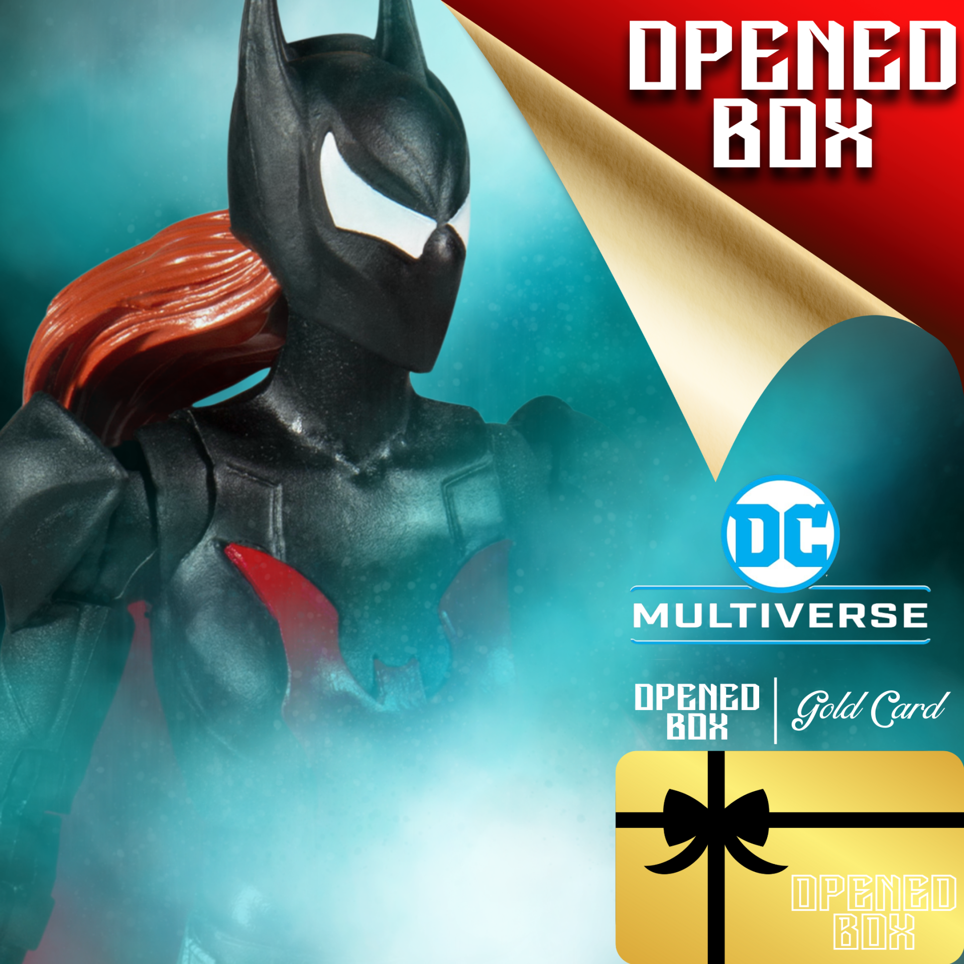 (OPENED BOX | GOLD CARD) - DC Multiverse Batman Beyond Series: Batwoman Aksiyon Figür
