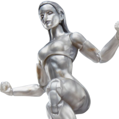 Marvel Legends The Fantastic Four First Steps Movie Series: Silver Surfer Aksiyon Figür