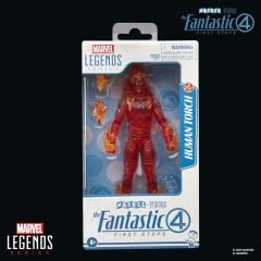 Marvel Legends The Fantastic Four First Steps Movie Series: Human Torch Aksiyon Figür