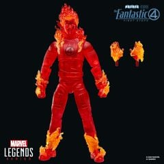 Marvel Legends The Fantastic Four First Steps Movie Series: Human Torch Aksiyon Figür