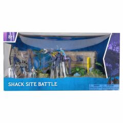 McFarlane Avatar The Way of Water Movie: Shack Site Battle (Neytiri vs. Miles Quaritch) Aksiyon Figür