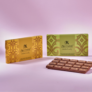 Merivalde Sütlü Antep Fıstıklı Tablet Çikolata 80 gr