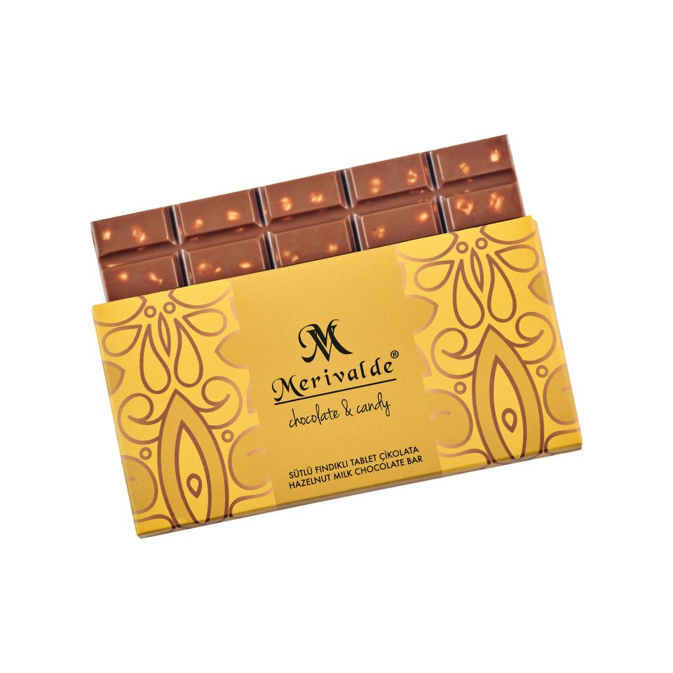 Merivalde Sütlü Fındıklı Tablet Çikolata 80 gr