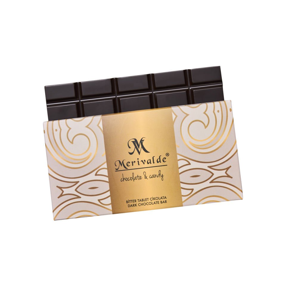 Merivalde Bitter Tablet Çikolata 80 gr