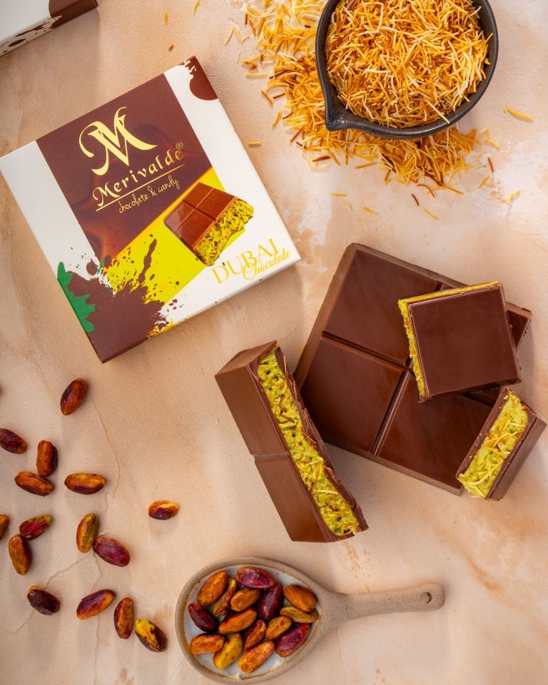 Merivalde Dubai Çikolatası 100 gr