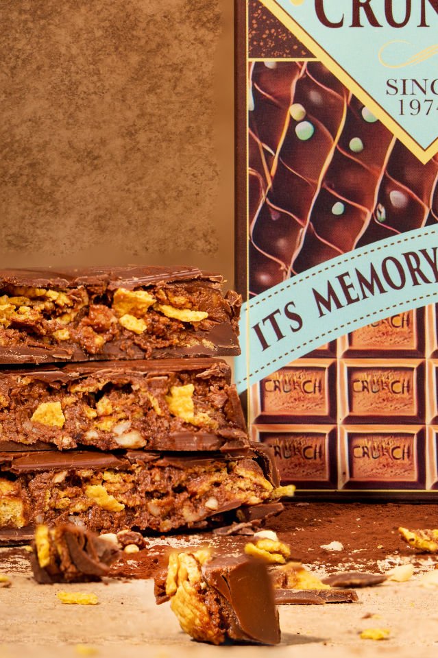 Merivalde Fındık Crunch 200 gr - Belçika Çikolatalı Çıtır Fındıklı Premium Lezzet